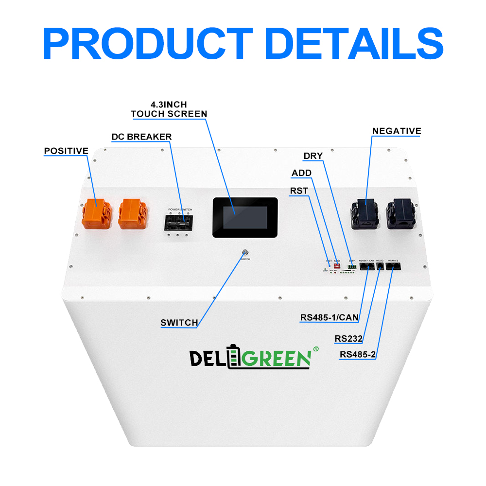 EU Stock 32Kwh DIY Battery Kits EVE MB56 628Ah 48V 51.2V solar battery case