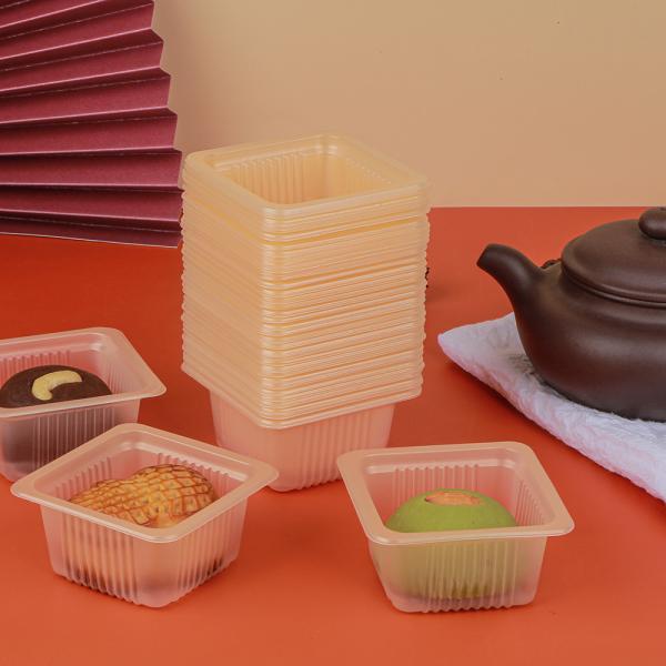 Pastelaria plástica do bolo da lua que empacota a bolha plástica Tray Food Grade de PET/PP