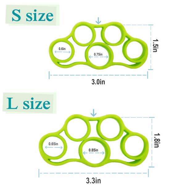 Silicone Hand Grip Strengthener Finger Exerciser Grip Strength Trainer NEW MATERIAL Forearm Grip Workout FingerStretcher