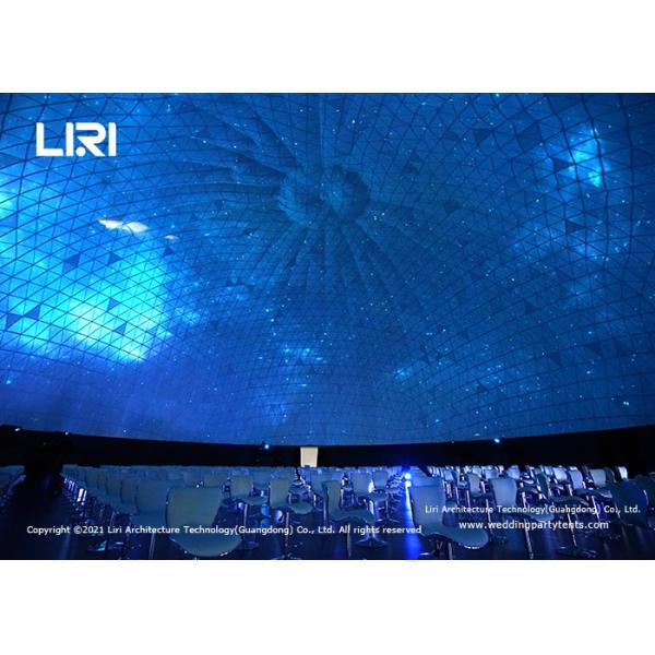 Projection Ball Screen Geodesic Dome Tents For Movie Theater