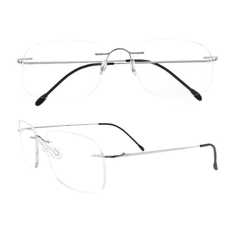 рамки Rimless титана 140mm оптически для стекел чтения людей