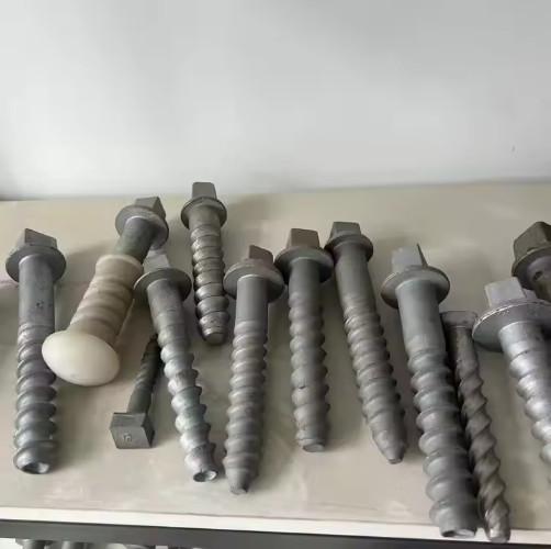 Thread Rail Fasteners Screw Spike Durable Corrosion Resistant