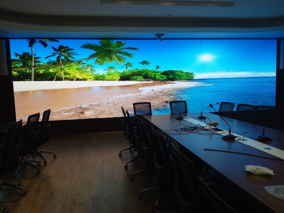 P1.86 Small Pixle Led Thickness Light Weight Led Cabinet Apply For Museum Display