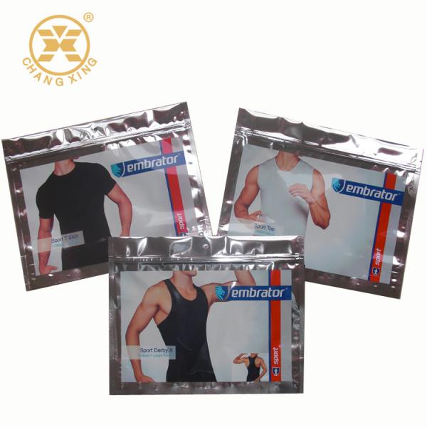 Sacos de plástico transparentes de empacotamento do fechamento do fecho de correr da roupa do saco do vestuário claro amigável de Eco