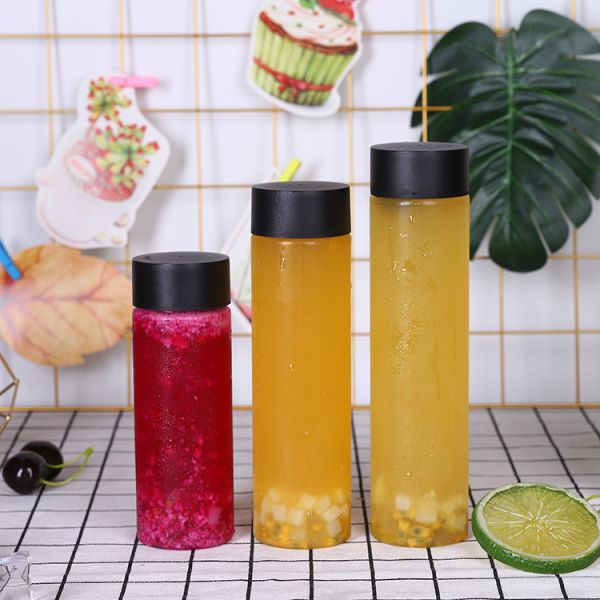 Can Be Customized Milk Tea Bottles Featuring Handle Multiple Capacities 120ml 250ml 350ml 500ml 1000ml Perfect for Beverage Containers