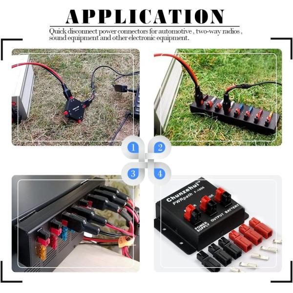 Прочный материал пластмассы нержавеющей стали 30 соединителей Amp Андерсона Powerpole