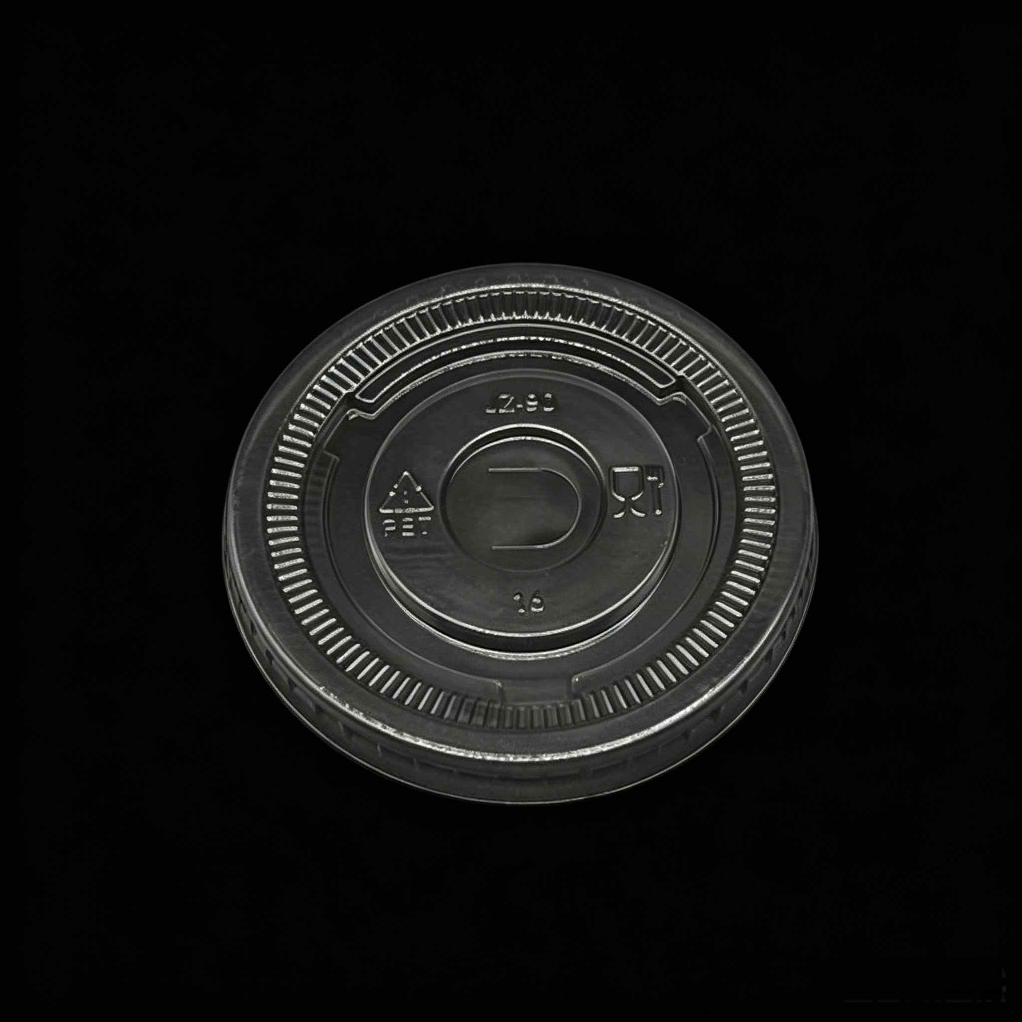 Anti Spill 90mm PET Direct Drinking Lids for Iced Tea Coffee and Cold Takeaway Cups