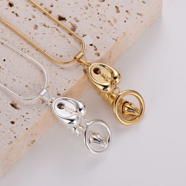 2025 New Fashion Stainless Steel Necklace Funny Personality Pendant Necklace Jewelry