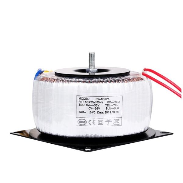 Transformador toroidal personalizado 50hz 60hz 115V 220V 240V 12V 24V 36V 45V 120W para amplificadores de som