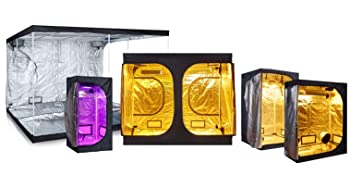 Grow Tent, Growing Room, 600D Mylar Highly Reflective Aluminum Hydroponic Plant Growing Tent Insulation Grow Room