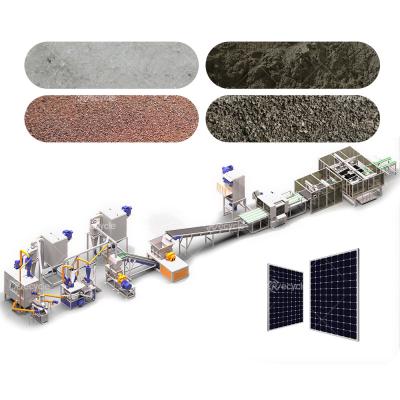 Sustainable Energy Solution PV Solar Panels Recycling Machine with Other Features