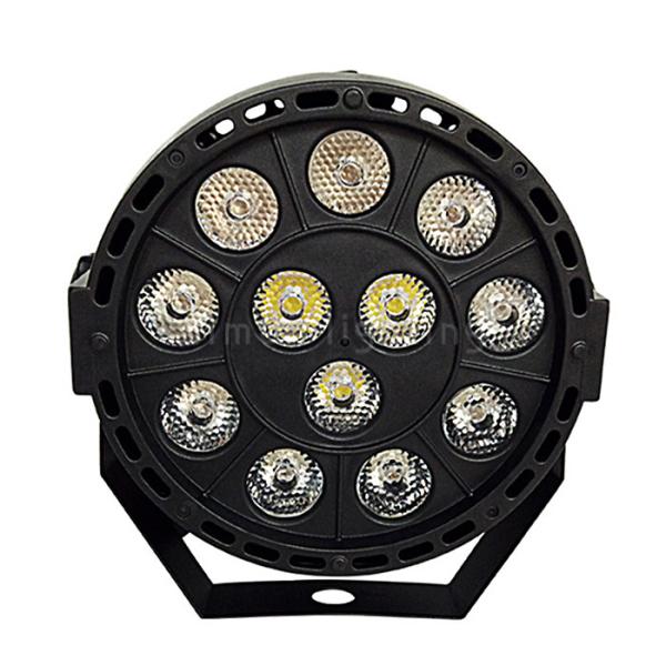 China Cheap Indoor DMX 12pcs 1w RGBW Plastic Mini LED Slim Par Lights