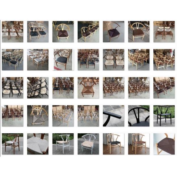 Nordic modern dining table and chair contracted household book chair arm-chair solid wood chair Y chair