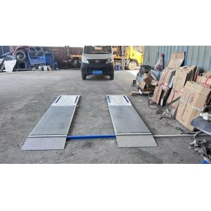 Cartesykj  4T Capacity 2 plates  Ultra Flat Brake Tester with side slip, suspension , axle load ,brake tester function 