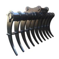 Padrão de 5 toneladas de 3 toneladas da mineração 10 Ton Excavator Grass Rake
