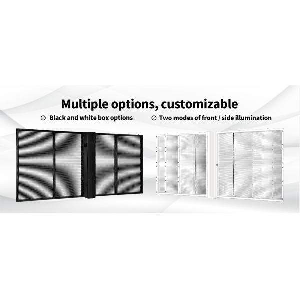 Лифт GCL Внутренний ультратонкий прозрачный светодиодный дисплей P15.625 Прозрачный светодиодный дисплей для музыкального видео