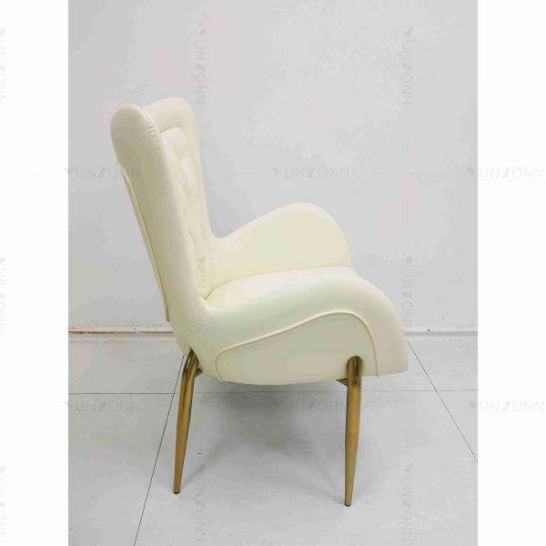Esponja luxuosa atenuada da elasticidade de Sofa Chair With do lazer de veludo