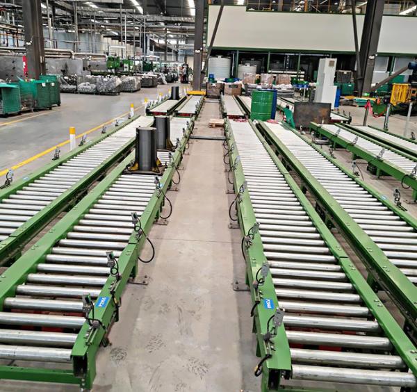 High Torque Drum Conveyor Assembly Line for EV Battery Production 220V/380V/manual Power Supply and Roller Belt Type