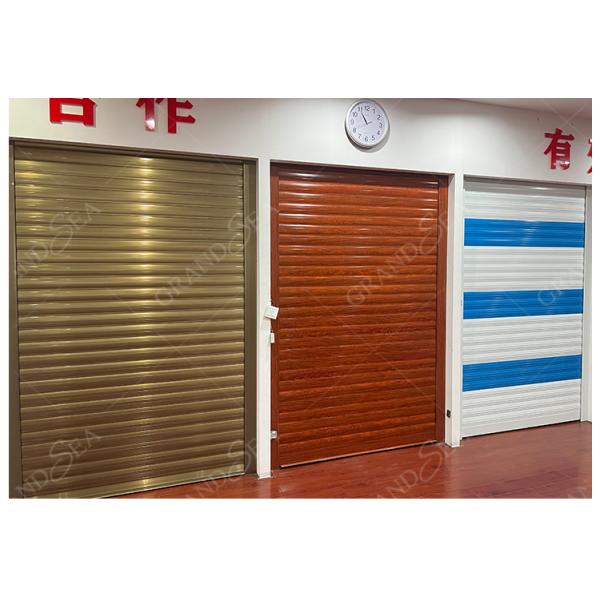 2025 Modern Automatic Industrial Sectional Pedestrian Door Good Price Bifold Garage Door Wholesale Electric Garage Door