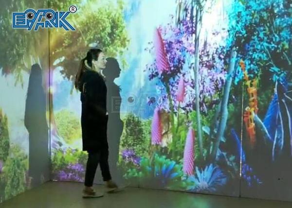 225W Amusement Game Machines Immersive Sea Of Flowers Dual Channel Interactive Projection Room
