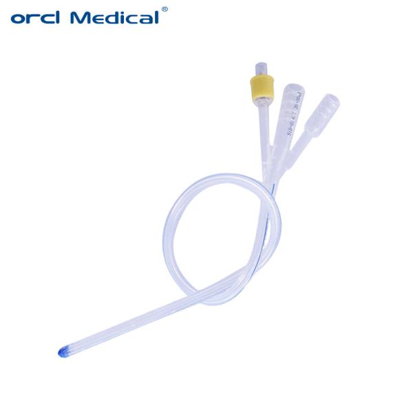 Prix en gros Consommables médicaux jetables 100% silicone 3 voies stériles fournisseur de cathéter Foley