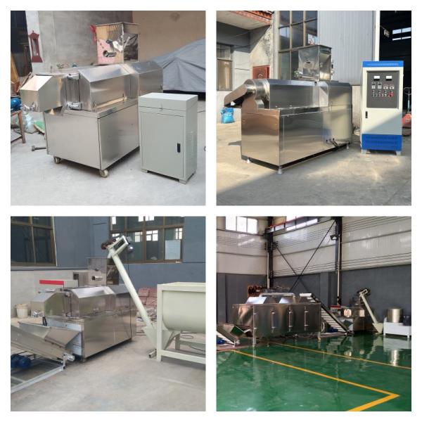 Тип производственная линия нержавеющей стали сухой корма для домашних животных штрангпресса 55kw питания рыб сухая