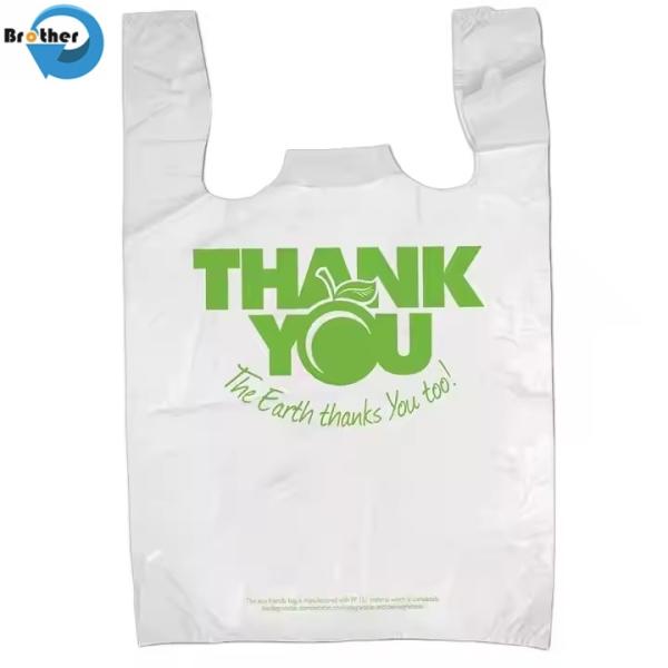 Customizable Eco-Friendly Charity Donation Plastic Bags Biodegradable Material Various Sizes and Colors for Recycling
