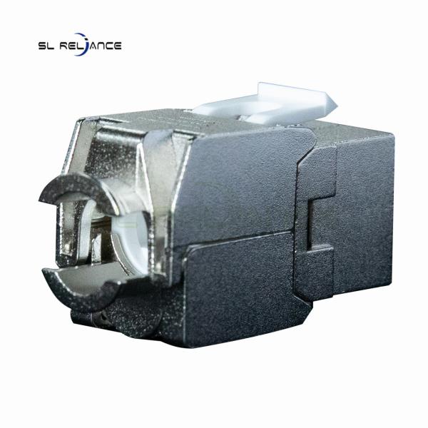 Toolless liga de zinco Cat6 Jack trapezoide