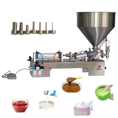 Máquina de enchimento de material viscoso semiautomática para enchimento de garrafas de 500 ml
