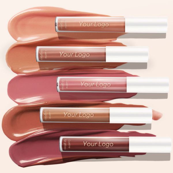 OEM ODM brand customized liquid lip gloss for vegetarianism, long-lasting waterproof and moisturizing cosmetics, sexy red lip gloss