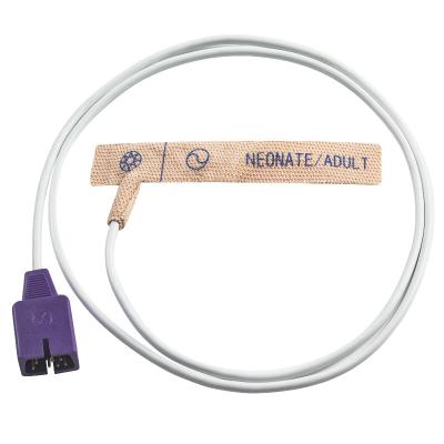 Ponta de prova SpO2 descartável adulta da tela de estiramento da pele do Neonate do sensor Spo2 DB9 7pin N25 N200 NPB 4000 de N-ellcor descartáveis