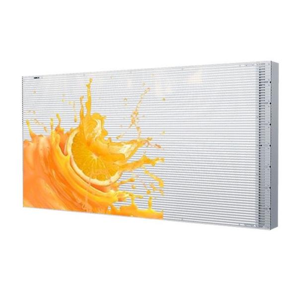 P4 Adhesive Transparent LED Display SMD1921 Ultra-thin For Festival Celebration