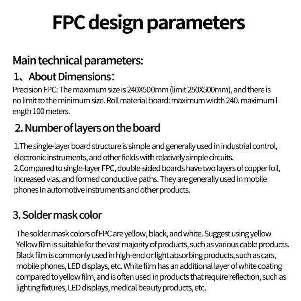 High-precision connecting wire board   FPC gold finger FPC  Electronic cicuit board Custom Automobile Wiring FPC New Energy Vehicle Circuit Board FPC Cables