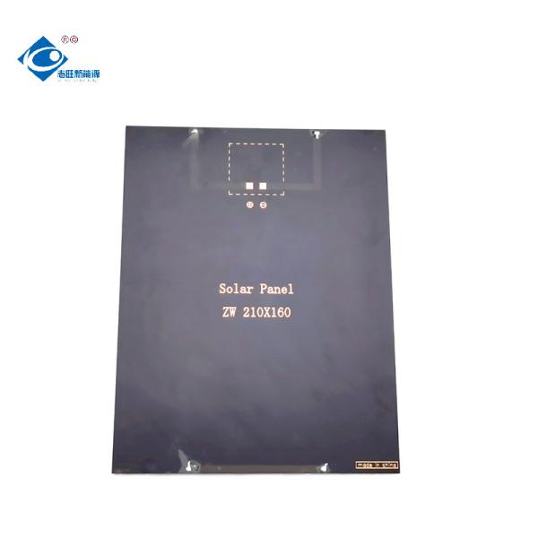 Painel solar da resina poli portátil impermeável da cola Epoxy do carregador 5W 6V 9V 12V 18V ZW-210160-P do painel solar