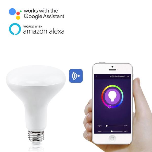 850LM RGB Smart WiFi LED Light 6000K 9W Tuya Led Bulb Phone App Control