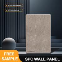 Les panneaux muraux SPC préférés 600*2440*4mm imperméables à l'eau et résistants à l'humidité en pierre en plastique composite écologique en pierre en plastique composite en fausses tuiles Design panneaux muraux pour salle de bain et toilettes