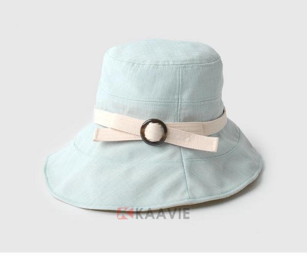 OEM Lady Women Floral Outdoor Bucket Hats Cotton 60cm For Summer