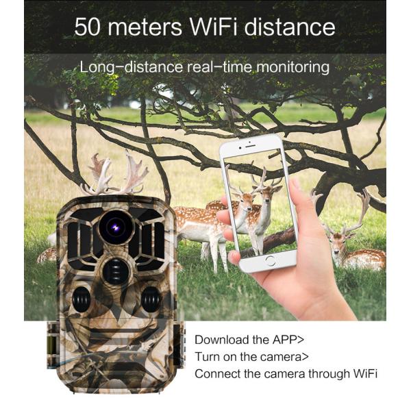 Outdoor Wirless Thermal Security Night Vision Hunting Camera 24MP 4k Wifi Trail Camera
