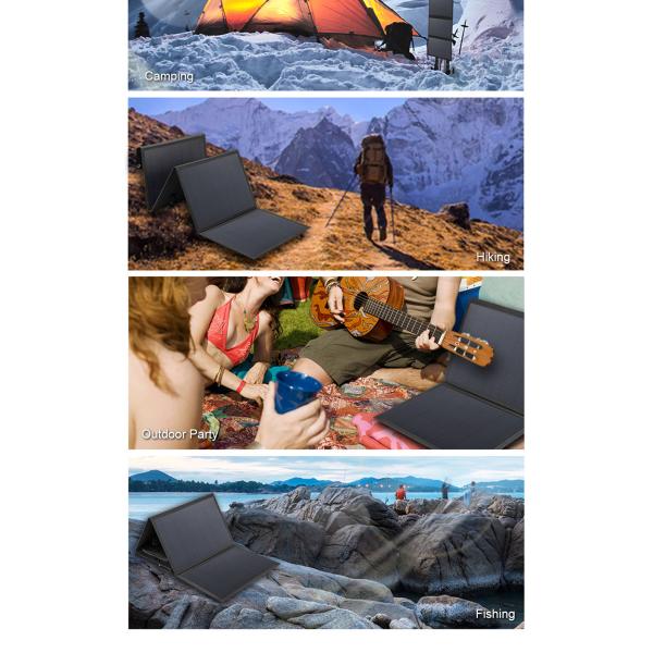 40 Вт 80 Вт портативная складная солнечная панель наружная солнечная батарея зарядное устройство