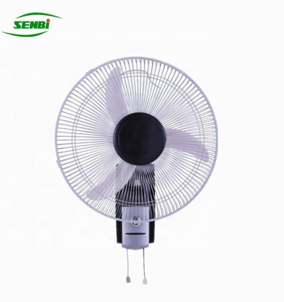 Antique Electric AC Wall Fan , 16 And 18 Inch 3 Speed Wall Fan Simple Structure
