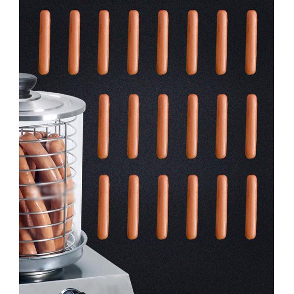 High Efficiency Glass cylinder 0.8Kw Hot Dog Boiler