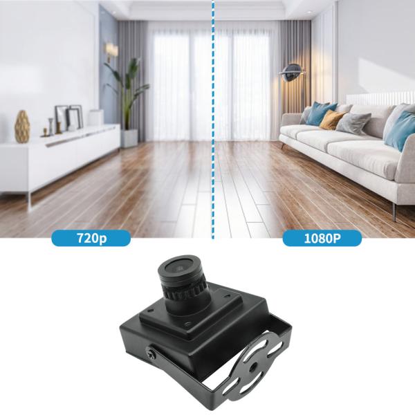 2MP HD Mini Caméra Carré 2.8mm Lentille pour la caméra de surveillance de la caisse bancaire