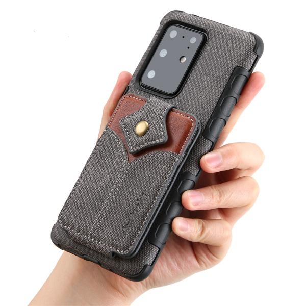 Случай телефона роскошных неподдельных случаев Samsung защитных многофункциональный кожаный