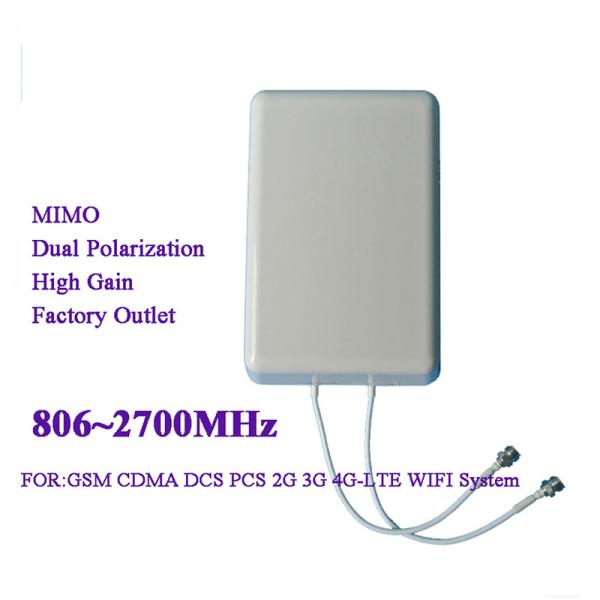 Proxicast 4G / LTE Cross-Polarized (MIMO) 7-10 dBi High-Gain Fixed N Female Mount Indoor Outdoor Panel Antenna