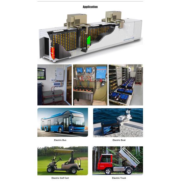 100A Maximum Continuous Discharge Current Lithium Ion Battery for RV Boat Golf Cart