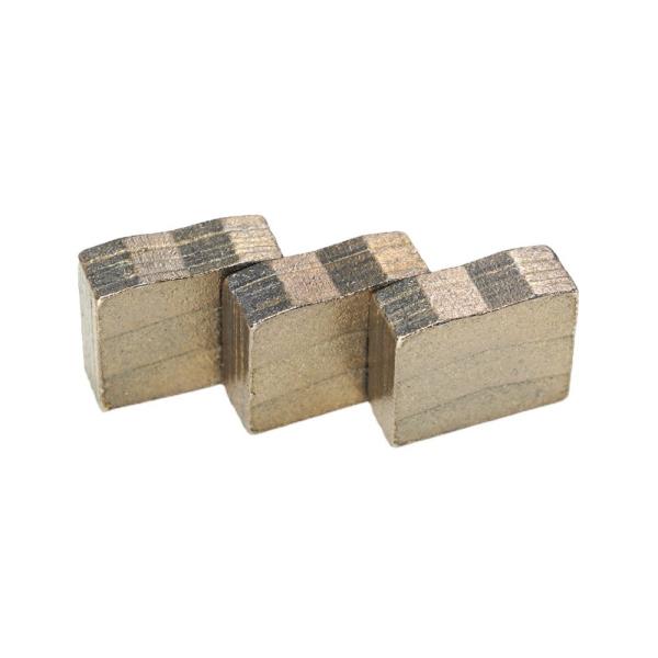 Polished Finish M and Flat Shape Diamond Sintered Segment for Sandstone Cutting Tools