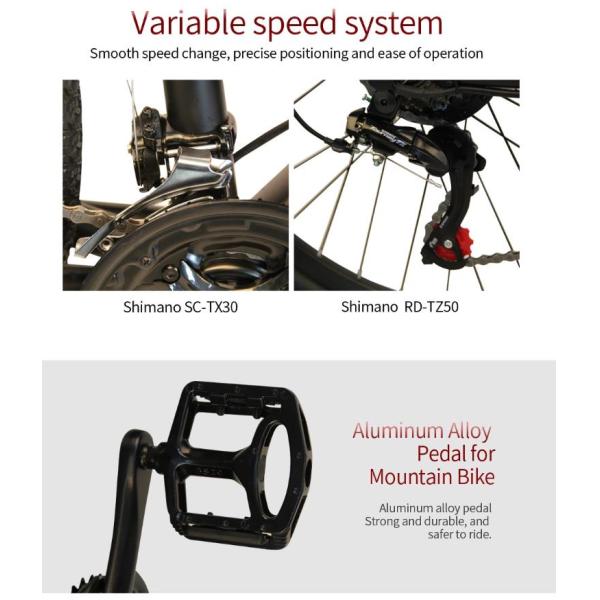 LCD Display Portable Electric Bike , 21 Speed 26 Inch 350w E Bike Alloy Frame