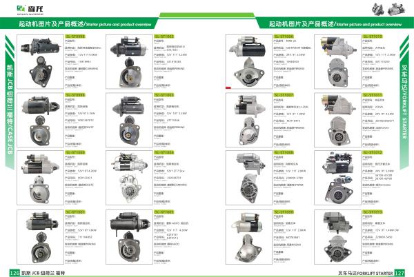 Starter Motor Mitsubishi S6S 32B6600301, 32B6610301, 32B6620300, M008T55473, M8T54471, M8T55471, M8T55472, M8T55473