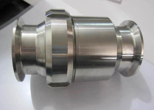 Stainless Steel Sanitary Check Valves One Way Flow Direction For Water Pipelines