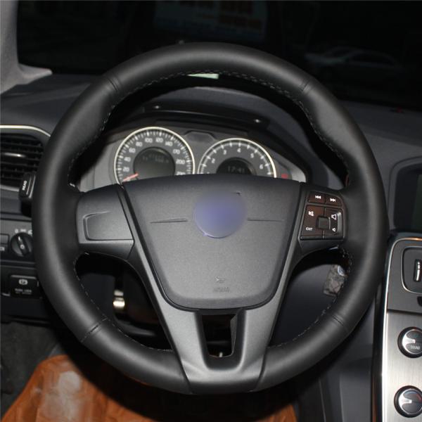 China Manufacturer Customized Hand Sewing Steering Wheel Cover for Volvo S60 for Volvo V40 for Volvo V60